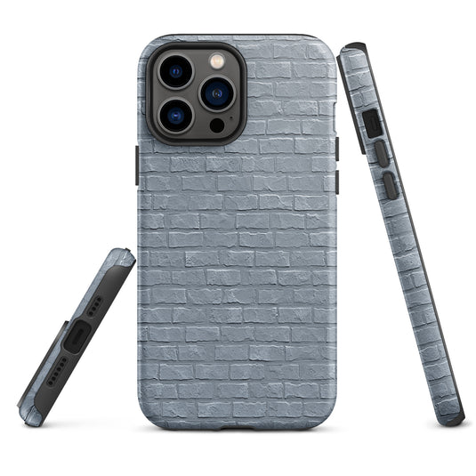 White Grey Brick Stone Phone Case Hardshell 3D Wrap Thermal CREATIVETECH
