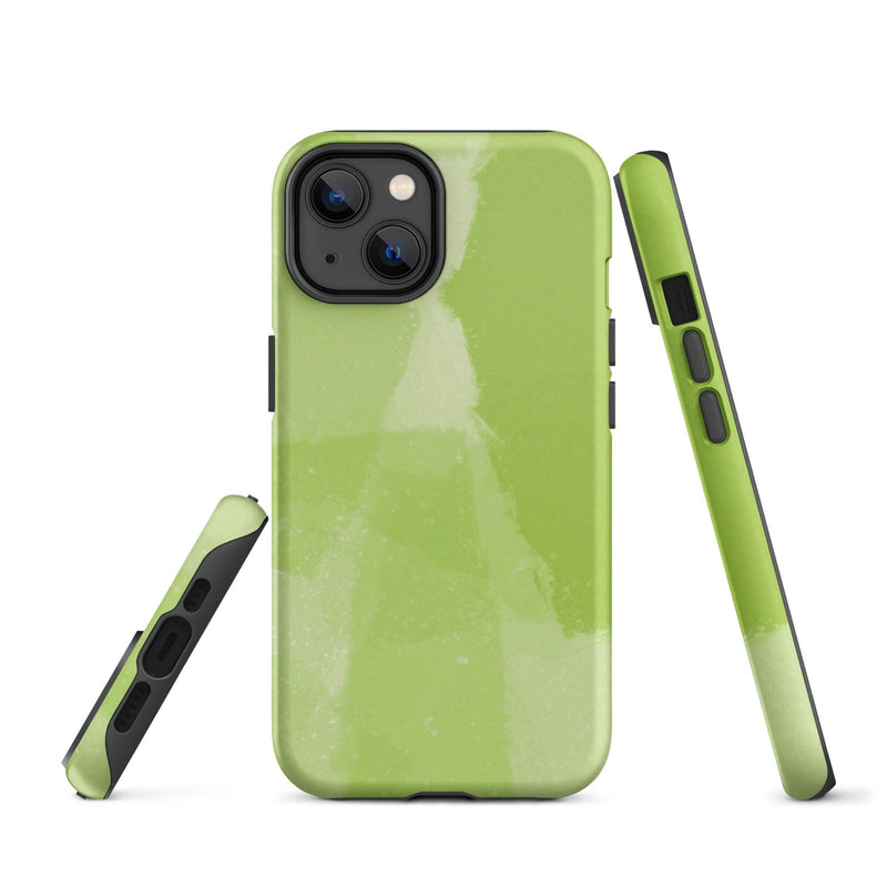 Load image into Gallery viewer, Creative Paint Green Colorful Hardshell iPhone Case Double Layer Impact Resistant Tough 3D Wrap CREATIVETECH
