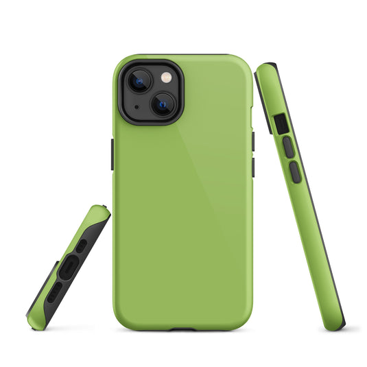 Conifer Green iPhone Case Hardshell 3D Wrap Thermal Plain Color CREATIVETECH