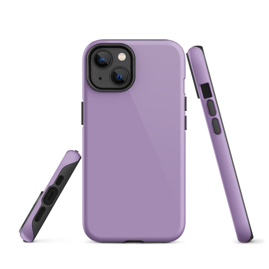 East Side Violet Blue iPhone Case Hardshell 3D Wrap Thermal Plain Color CREATIVETECH