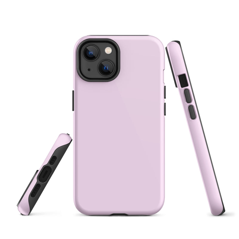 Load image into Gallery viewer, Selago Pink iPhone Case Hardshell 3D Wrap Thermal Plain Color CREATIVETECH
