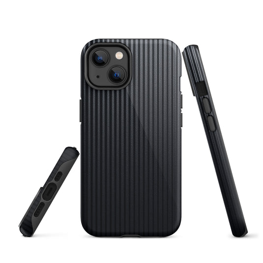 Carbon Fiber Striped iPhone Case Hardshell 3D Wrap Thermal Plain Color CREATIVETECH