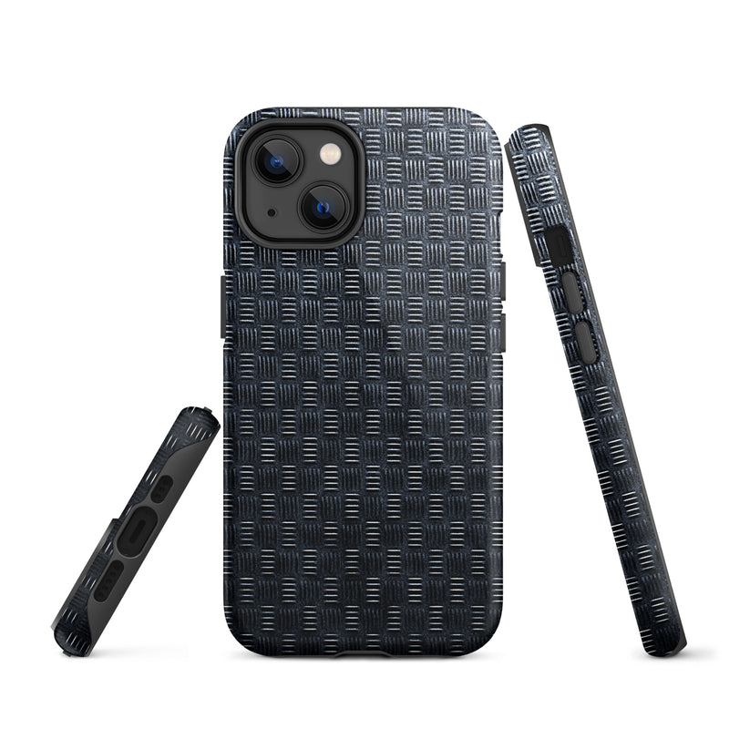Load image into Gallery viewer, Subway Dark Metal iPhone Case Hardshell 3D Wrap Thermal Plain Color CREATIVETECH