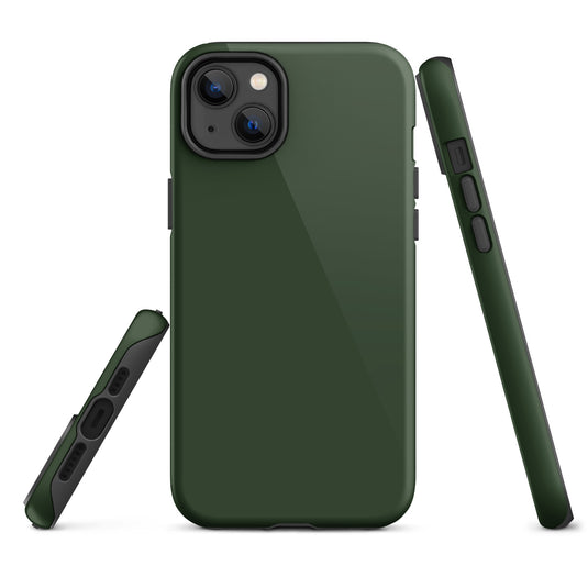 Sage Green iPhone Case Hardshell 3D Wrap Thermal Plain Color CREATIVETECH