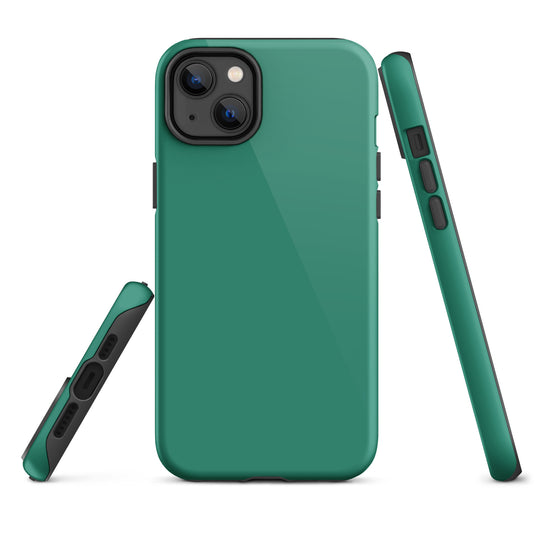 Elf Green iPhone Case Hardshell 3D Wrap Thermal Plain Color CREATIVETECH