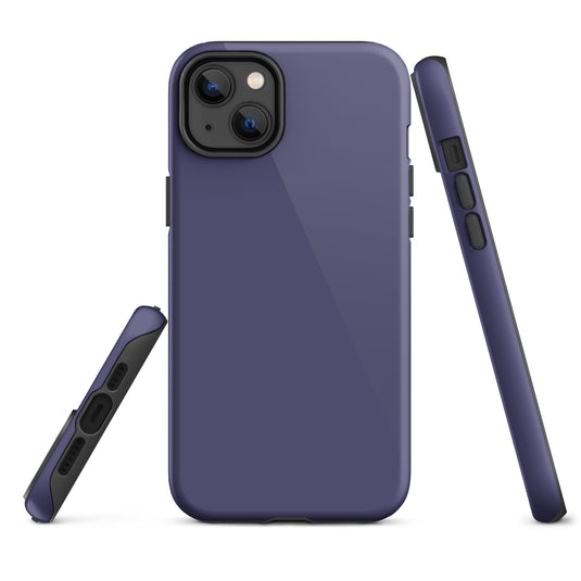 Corn Flower Blue iPhone Case Hardshell 3D Wrap Thermal Plain Color CREATIVETECH