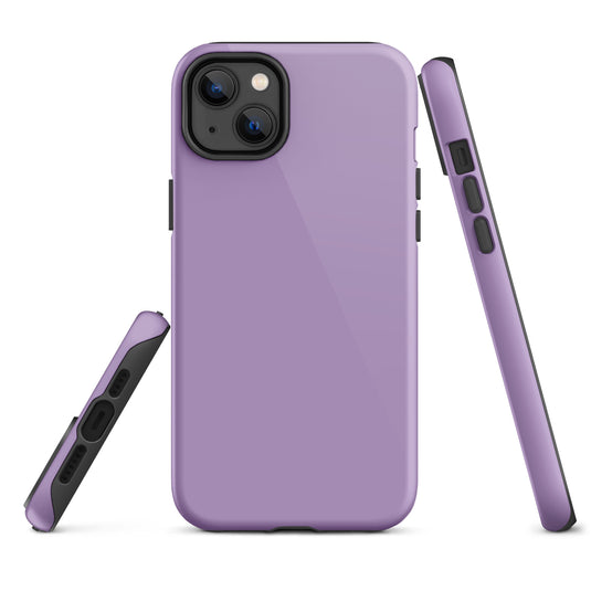 East Side Violet Blue iPhone Case Hardshell 3D Wrap Thermal Plain Color CREATIVETECH