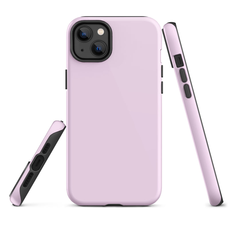 Load image into Gallery viewer, Selago Pink iPhone Case Hardshell 3D Wrap Thermal Plain Color CREATIVETECH