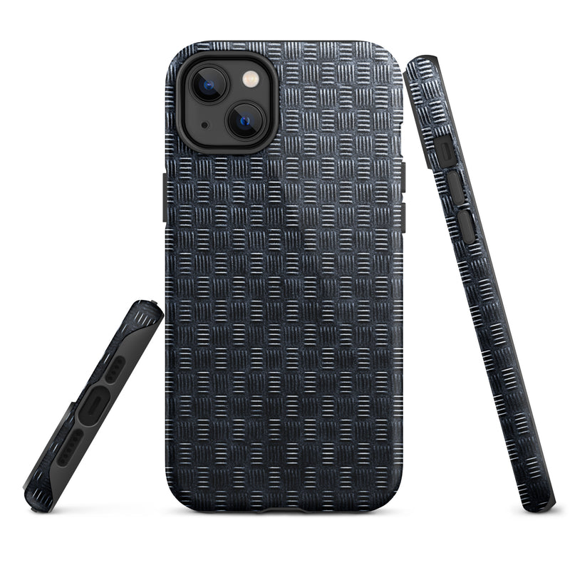Load image into Gallery viewer, Subway Dark Metal iPhone Case Hardshell 3D Wrap Thermal Plain Color CREATIVETECH