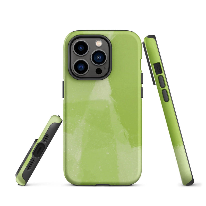 Load image into Gallery viewer, Creative Paint Green Colorful Hardshell iPhone Case Double Layer Impact Resistant Tough 3D Wrap CREATIVETECH