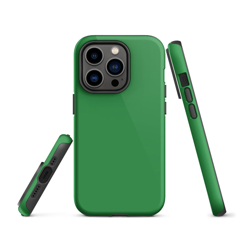 Load image into Gallery viewer, Sea Green iPhone Case Hardshell 3D Wrap Thermal Plain Color CREATIVETECH