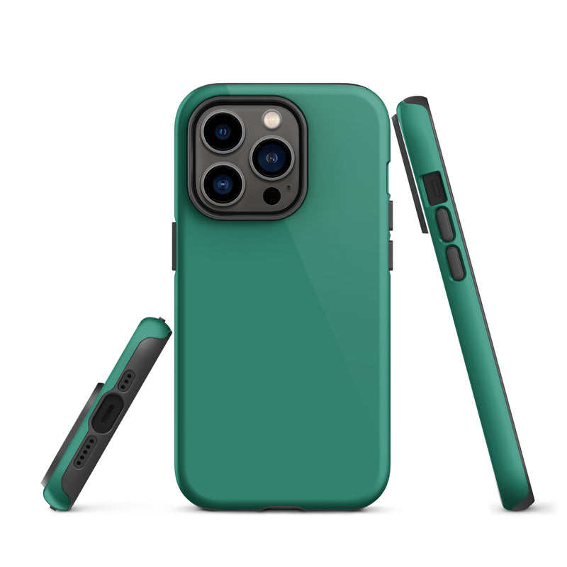Load image into Gallery viewer, Elf Green iPhone Case Hardshell 3D Wrap Thermal Plain Color CREATIVETECH