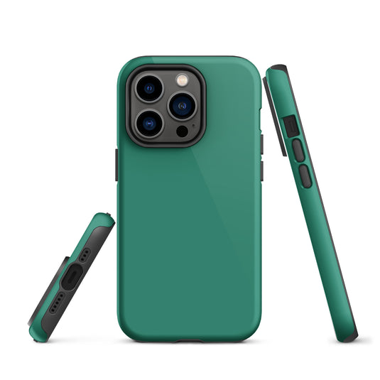 Elf Green iPhone Case Hardshell 3D Wrap Thermal Plain Color CREATIVETECH