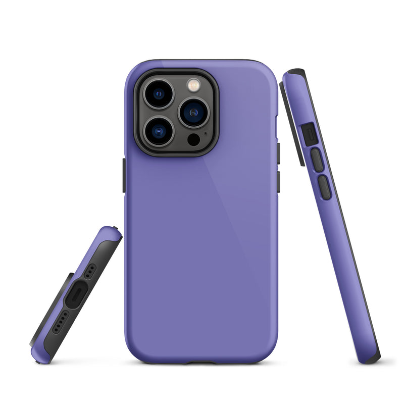 Load image into Gallery viewer, Moody Blue iPhone Case Hardshell 3D Wrap Thermal Plain Color CREATIVETECH