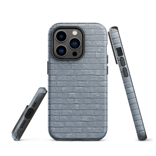 White Grey Brick Stone Phone Case Hardshell 3D Wrap Thermal CREATIVETECH