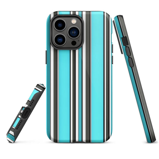 Colorful White Black Blue iPhone Case Double Layer Impact Resistant Tough 3D Wrap Matte or Glossy Finish CREATIVETECH