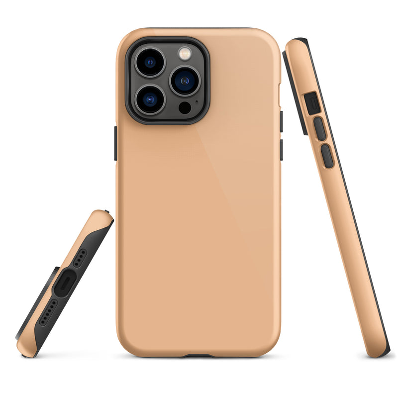 Load image into Gallery viewer, Romantic Orange iPhone Case Hardshell 3D Wrap Thermal Plain Color CREATIVETECH