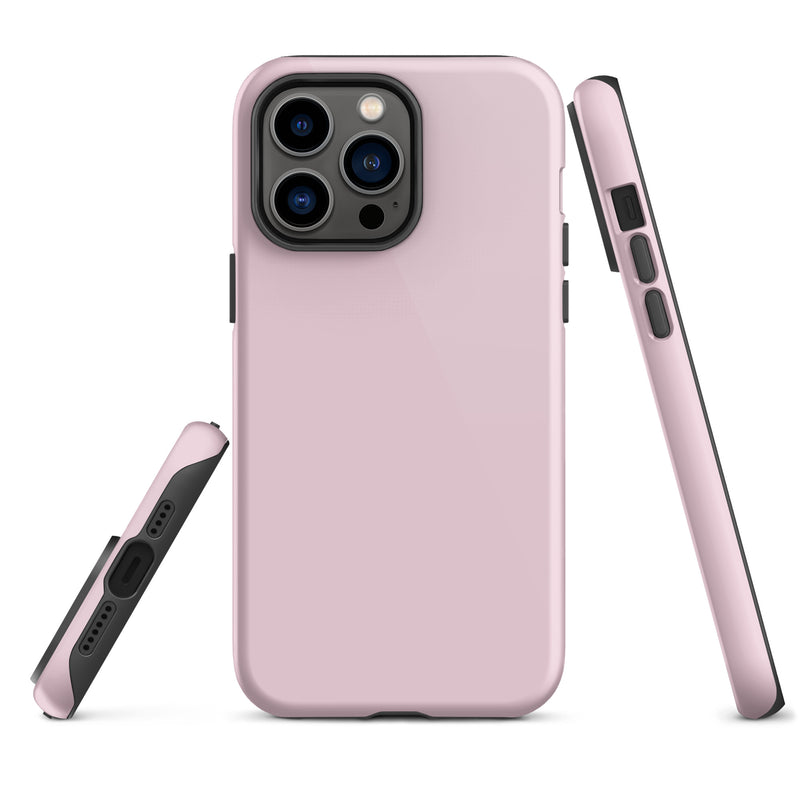 Load image into Gallery viewer, Lace Pink iPhone Case Hardshell 3D Wrap Thermal Plain Color CREATIVETECH