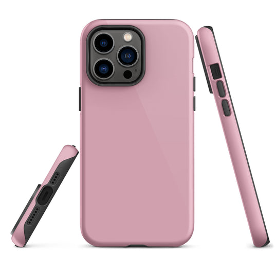 Melanie Pink iPhone Case Hardshell 3D Wrap Thermal Plain Color CREATIVETECH