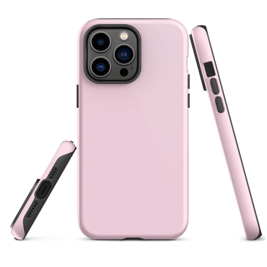 Piggy Pink iPhone Case Hardshell 3D Wrap Thermal Plain Color CREATIVETECH
