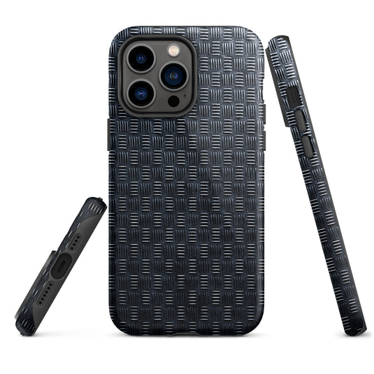 Subway Dark Metal iPhone Case Hardshell 3D Wrap Thermal Plain Color CREATIVETECH