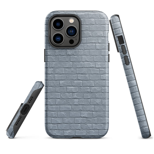 White Grey Brick Stone Phone Case Hardshell 3D Wrap Thermal CREATIVETECH