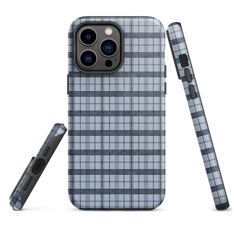 Load image into Gallery viewer, Burberry Blue iPhone Case Hardshell 3D Wrap Thermal CREATIVETECH
