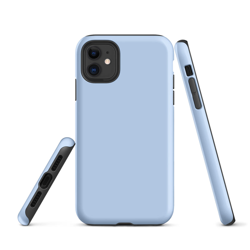 Load image into Gallery viewer, Hawkes Blue iPhone Case Hardshell 3D Wrap Thermal Plain Color CREATIVETECH