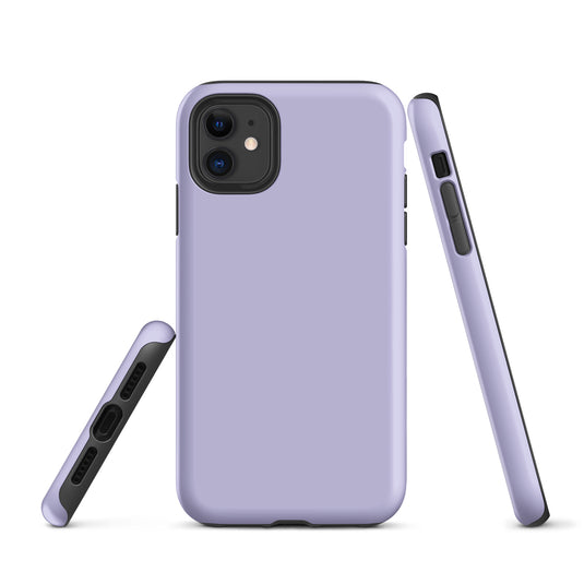 Melrose Purple iPhone Case Hardshell 3D Wrap Thermal Plain Color CREATIVETECH