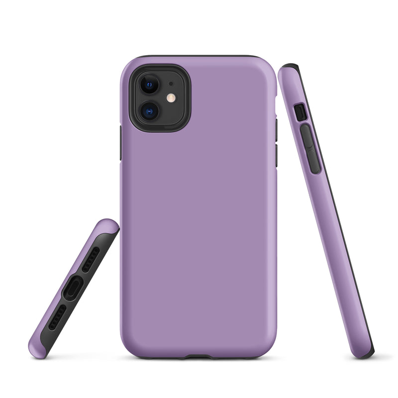 Load image into Gallery viewer, East Side Violet Blue iPhone Case Hardshell 3D Wrap Thermal Plain Color CREATIVETECH