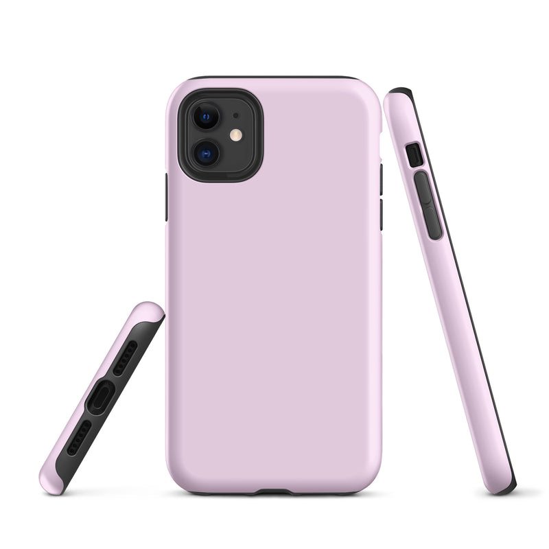 Load image into Gallery viewer, Selago Pink iPhone Case Hardshell 3D Wrap Thermal Plain Color CREATIVETECH