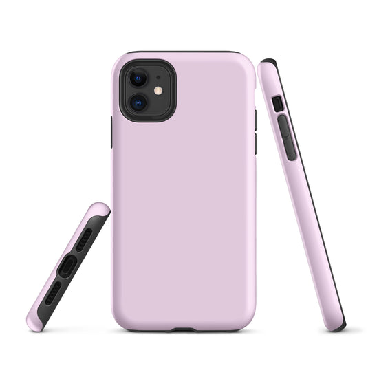 Selago Pink iPhone Case Hardshell 3D Wrap Thermal Plain Color CREATIVETECH