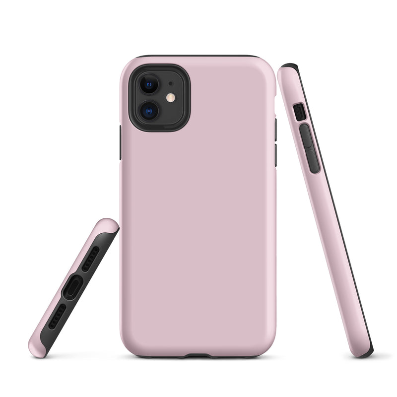 Load image into Gallery viewer, Lace Pink iPhone Case Hardshell 3D Wrap Thermal Plain Color CREATIVETECH