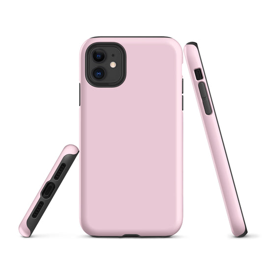 Piggy Pink iPhone Case Hardshell 3D Wrap Thermal Plain Color CREATIVETECH