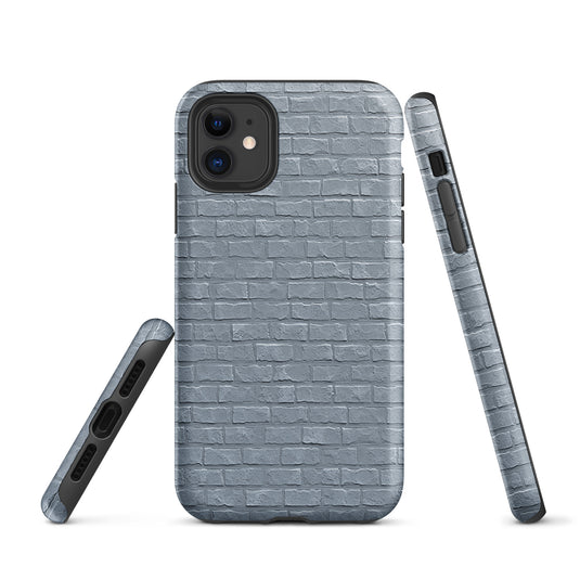 White Grey Brick Stone Phone Case Hardshell 3D Wrap Thermal CREATIVETECH