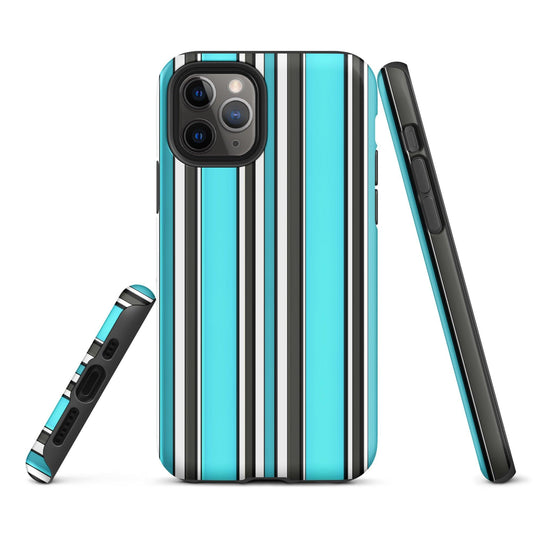 Colorful White Black Blue iPhone Case Double Layer Impact Resistant Tough 3D Wrap Matte or Glossy Finish CREATIVETECH