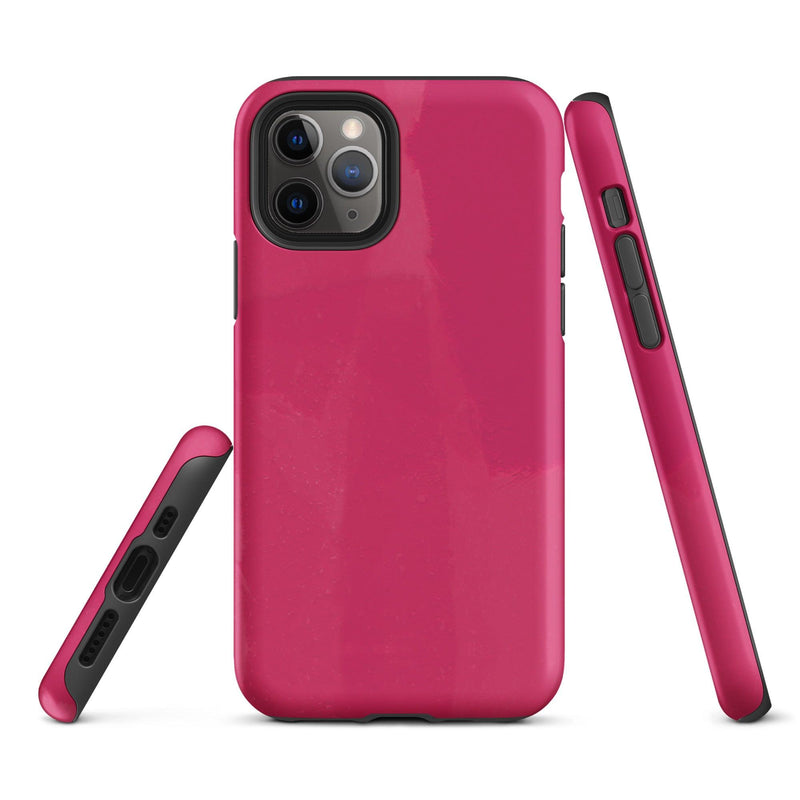 Load image into Gallery viewer, Berry Red Pink Creative Colorful Hardshell iPhone Case Double Layer Impact Resistant Tough 3D Wrap CREATIVETECH