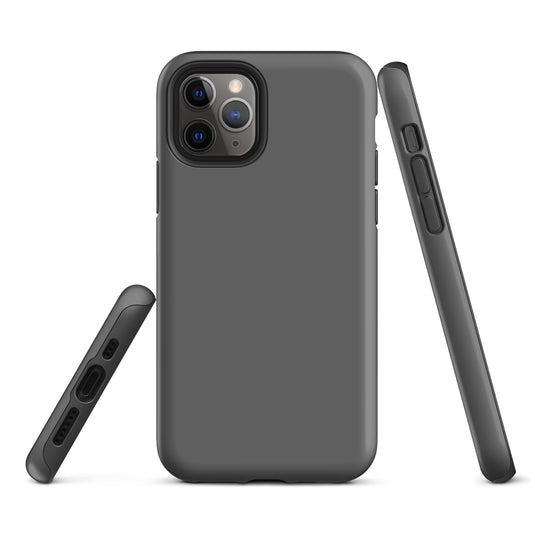 Zambezi Grey iPhone Case Hardshell 3D Wrap Thermal Plain Color CREATIVETECH
