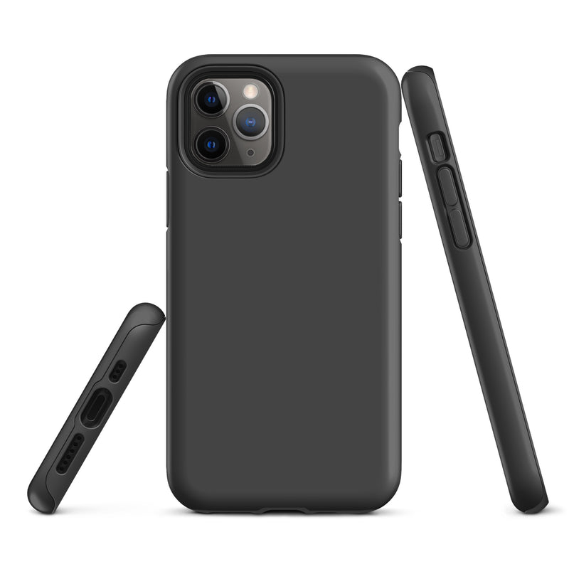Load image into Gallery viewer, Eclipse Grey iPhone Case Hardshell 3D Wrap Thermal Plain Color CREATIVETECH