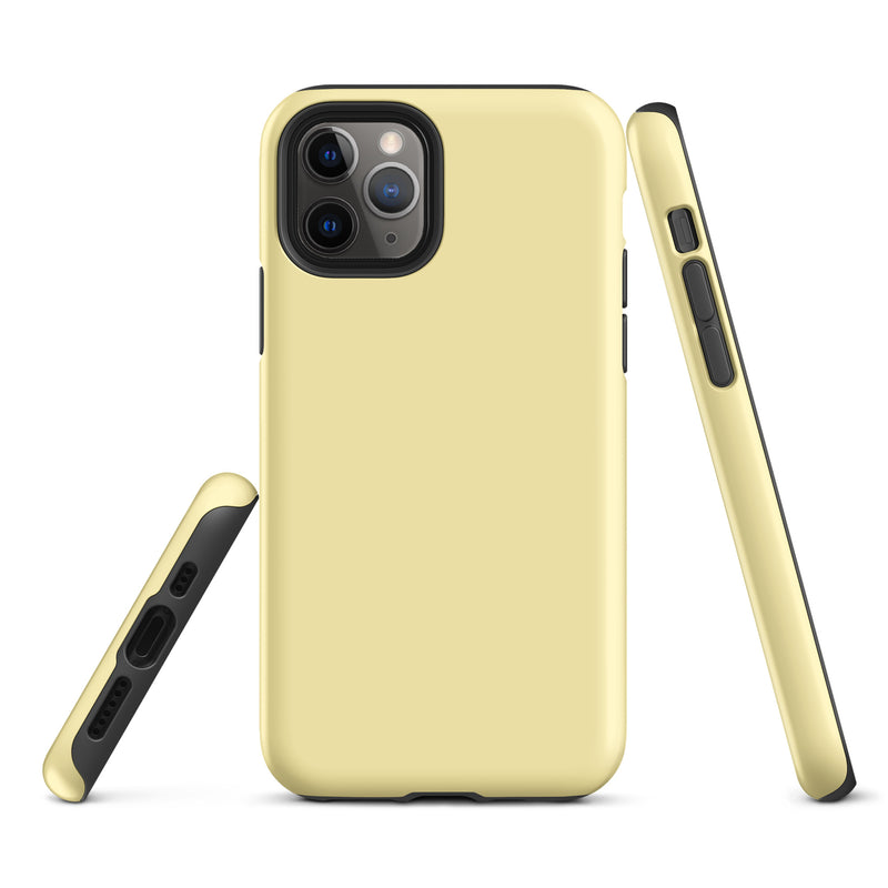 Load image into Gallery viewer, Banana Yellow iPhone Case Hardshell 3D Wrap Thermal Plain Color CREATIVETECH