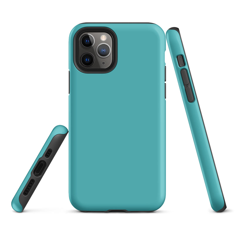Load image into Gallery viewer, Viking Blue iPhone Case Hardshell 3D Wrap Thermal Plain Color CREATIVETECH