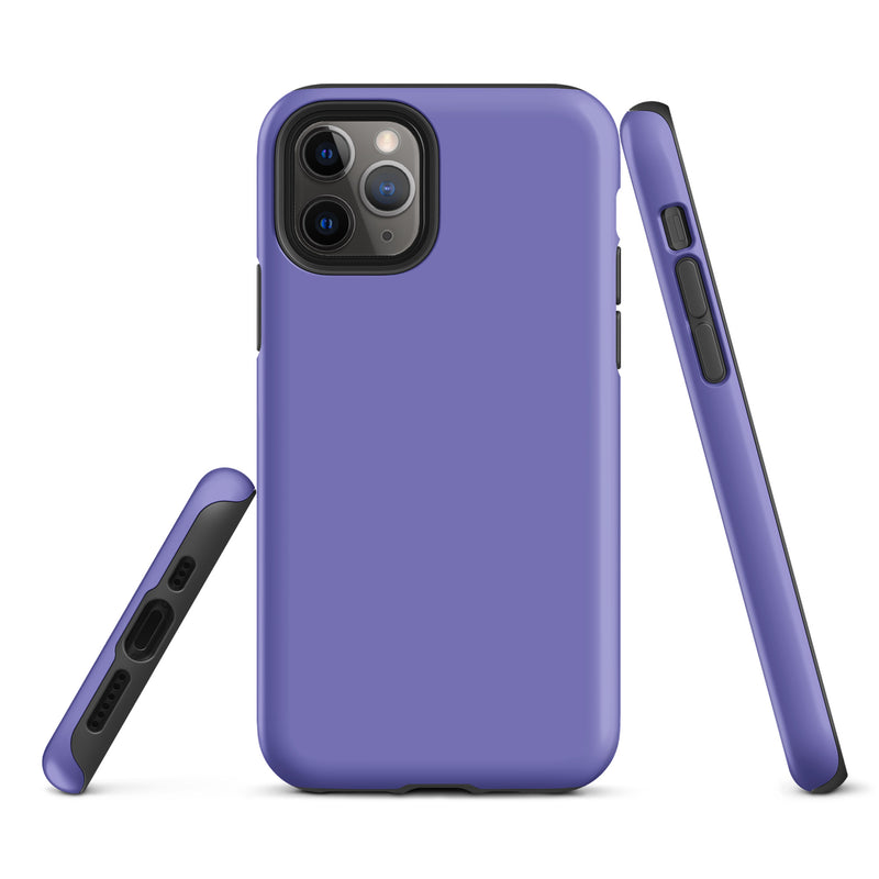 Load image into Gallery viewer, Moody Blue iPhone Case Hardshell 3D Wrap Thermal Plain Color CREATIVETECH