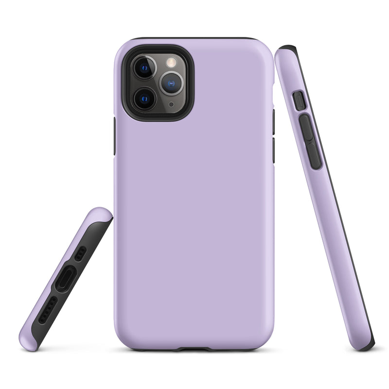 Load image into Gallery viewer, Fog Violet iPhone Case Hardshell 3D Wrap Thermal Plain Color CREATIVETECH
