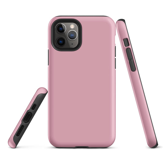 Melanie Pink iPhone Case Hardshell 3D Wrap Thermal Plain Color CREATIVETECH