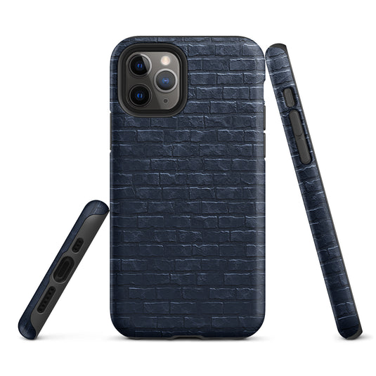Dark Brick Stone iPhone Case Hardshell 3D Wrap Thermal CREATIVETECH