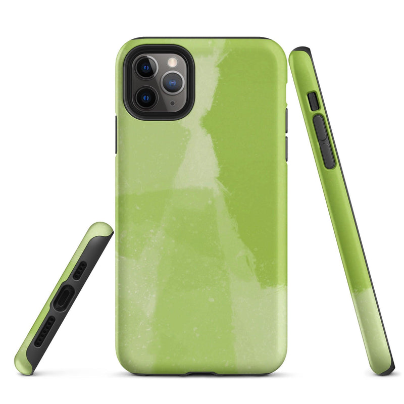 Load image into Gallery viewer, Creative Paint Green Colorful Hardshell iPhone Case Double Layer Impact Resistant Tough 3D Wrap CREATIVETECH
