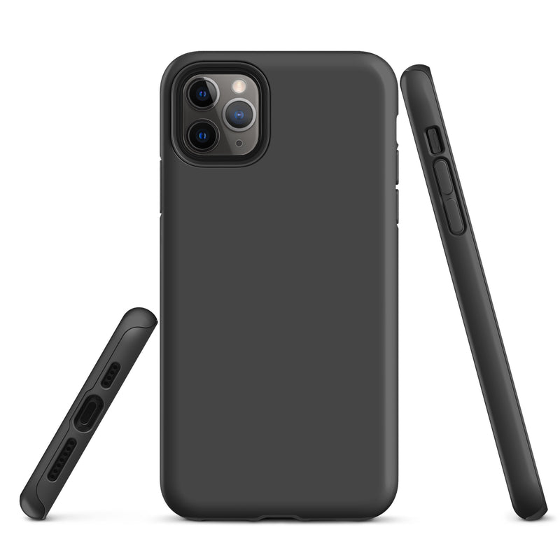 Load image into Gallery viewer, Eclipse Grey iPhone Case Hardshell 3D Wrap Thermal Plain Color CREATIVETECH