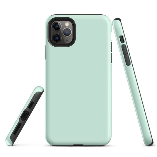 Humming Bird Green iPhone Case Hardshell 3D Wrap Thermal Plain Color CREATIVETECH