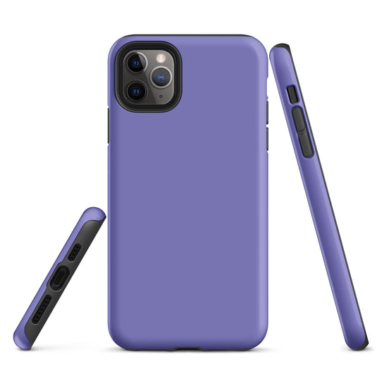 Moody Blue iPhone Case Hardshell 3D Wrap Thermal Plain Color CREATIVETECH