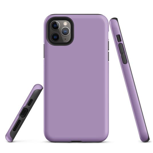 East Side Violet Blue iPhone Case Hardshell 3D Wrap Thermal Plain Color CREATIVETECH